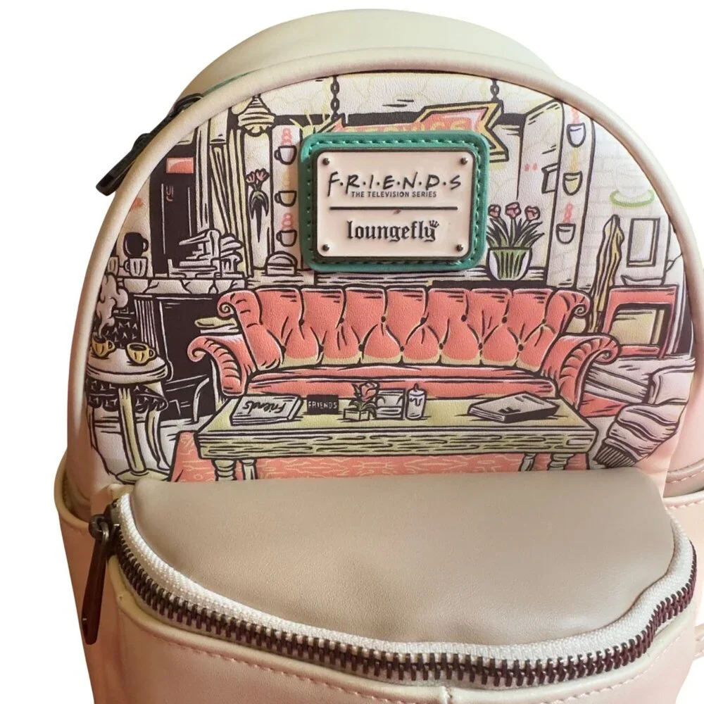 Loungefly Friends Central Perk Mini Backpack With Adjustable Straps & Iconic Caf - Picture 4 of 8